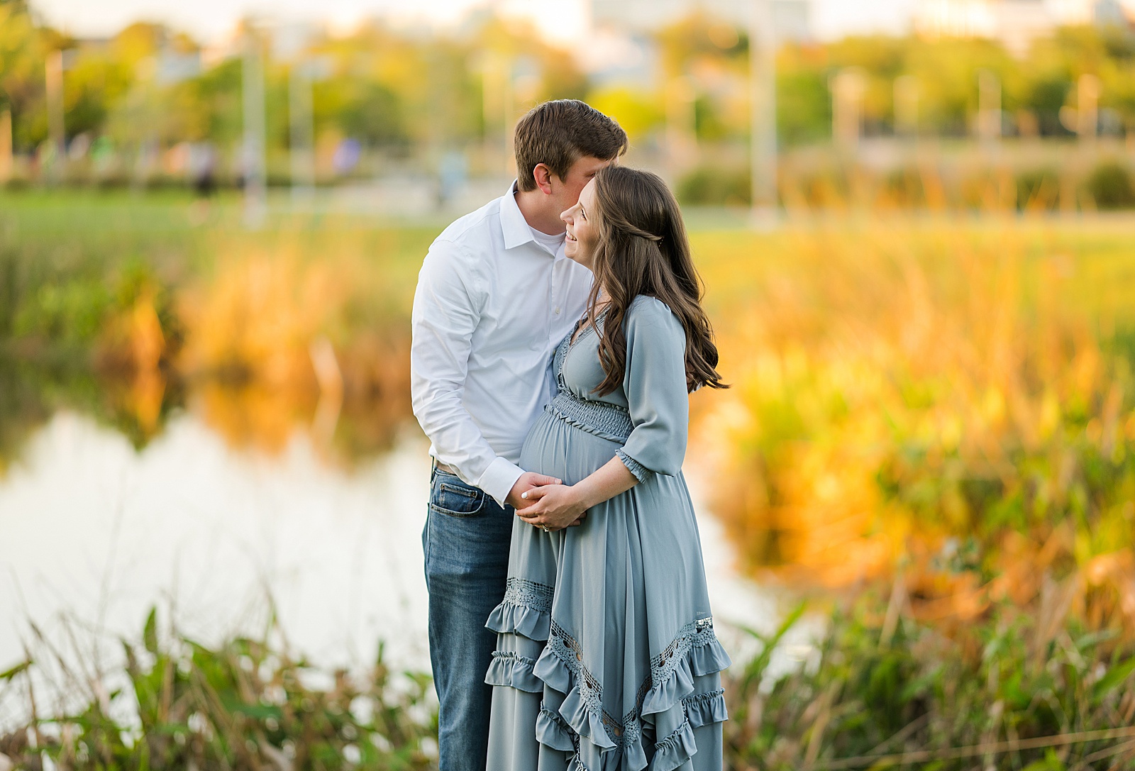 Maternity photo session at Depot Park in Gainesville by Angela Norton Photography