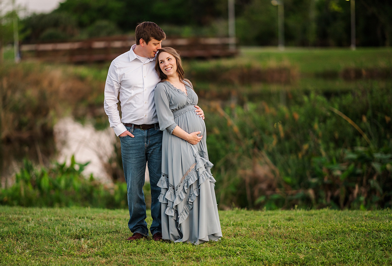 Maternity photo session at Depot Park in Gainesville by Angela Norton Photography