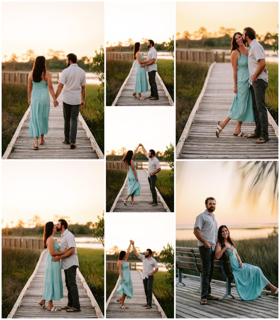 Shell Mound State Park Engagement Photography Session by Angela Norton